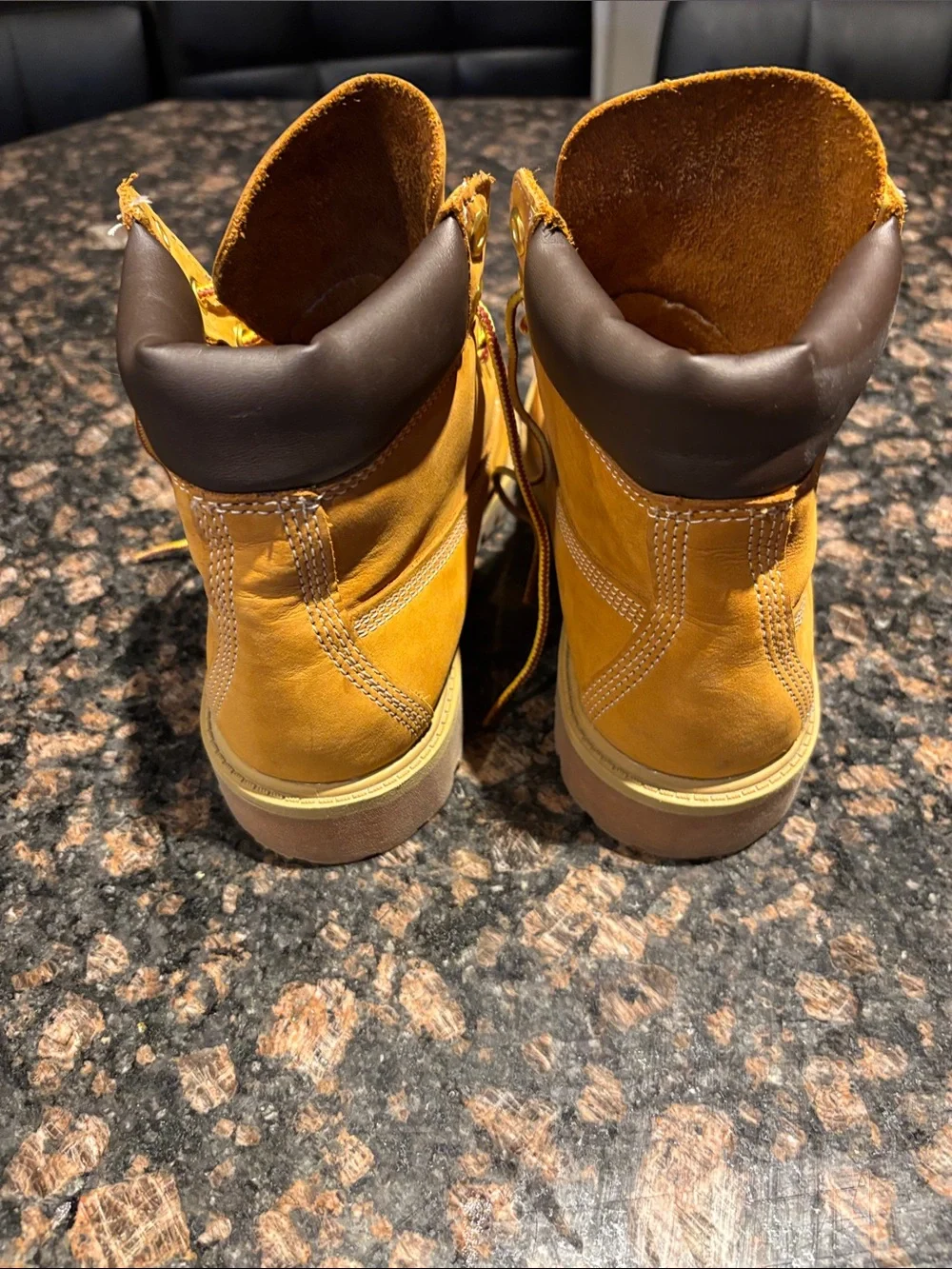 Timberland Wheat Nubuck 6-Inch Lace-Up Work Boots